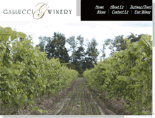 Tablet Screenshot of gallucciwinery.com